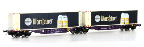 Mehano 28399 - H0 - Containerwagen Warsteiner, RailRelease, Ep. VI